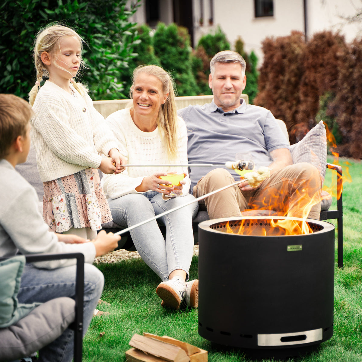 Långa grillspett, 4 stycken