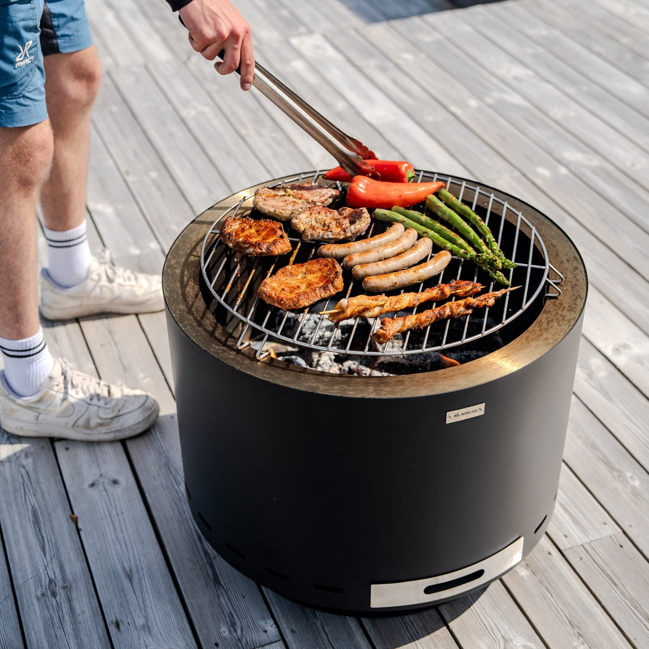 Set: Lunda + lock + grillgaller