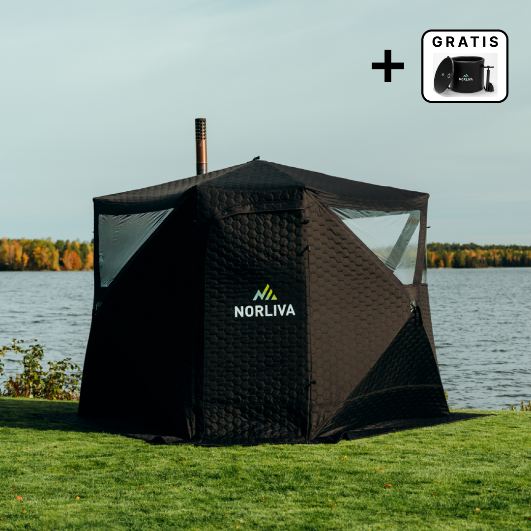 Mobilt bastutält Dalen 3.0 med bastuugn