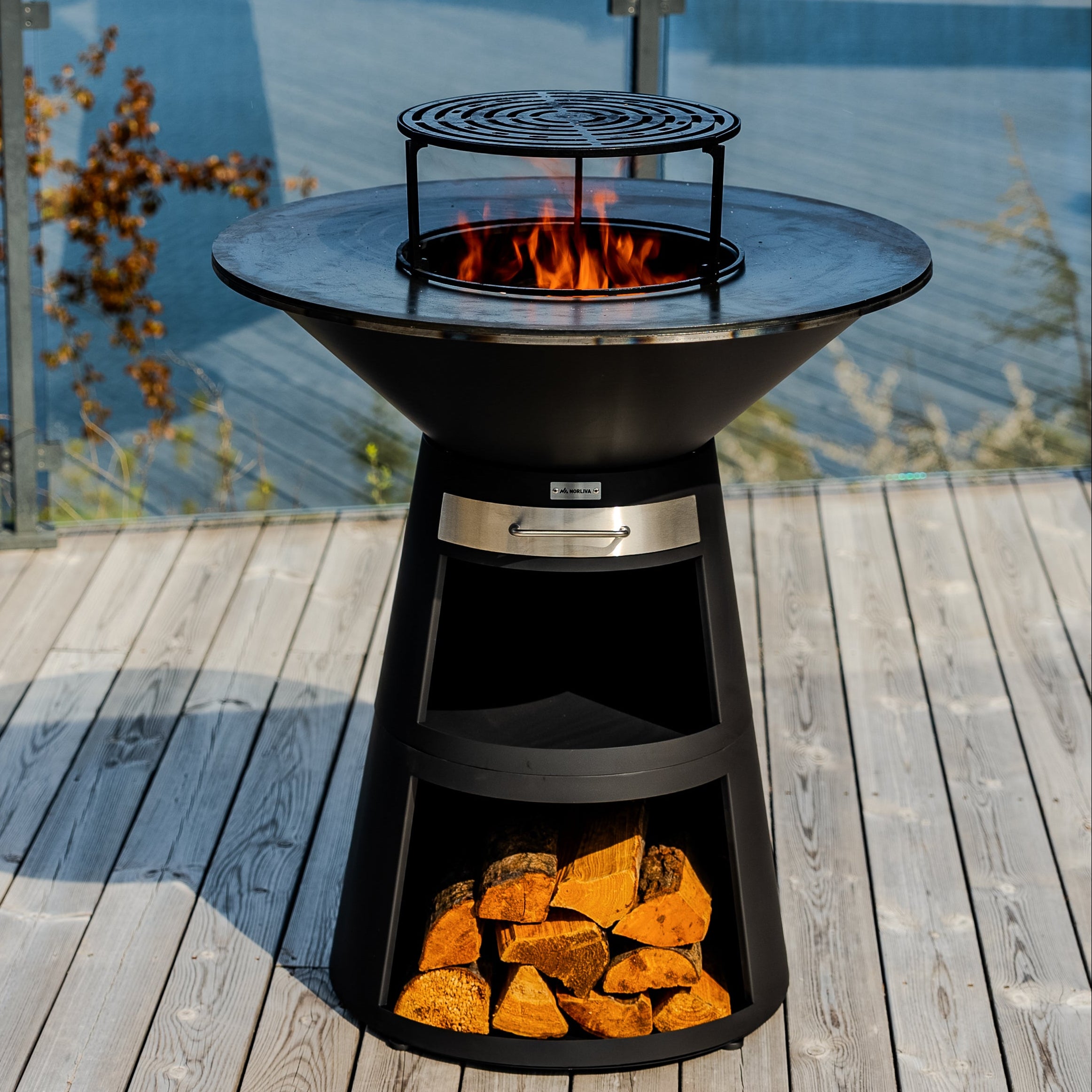 Eldplatsbyggd grill Aska, 80 cm
