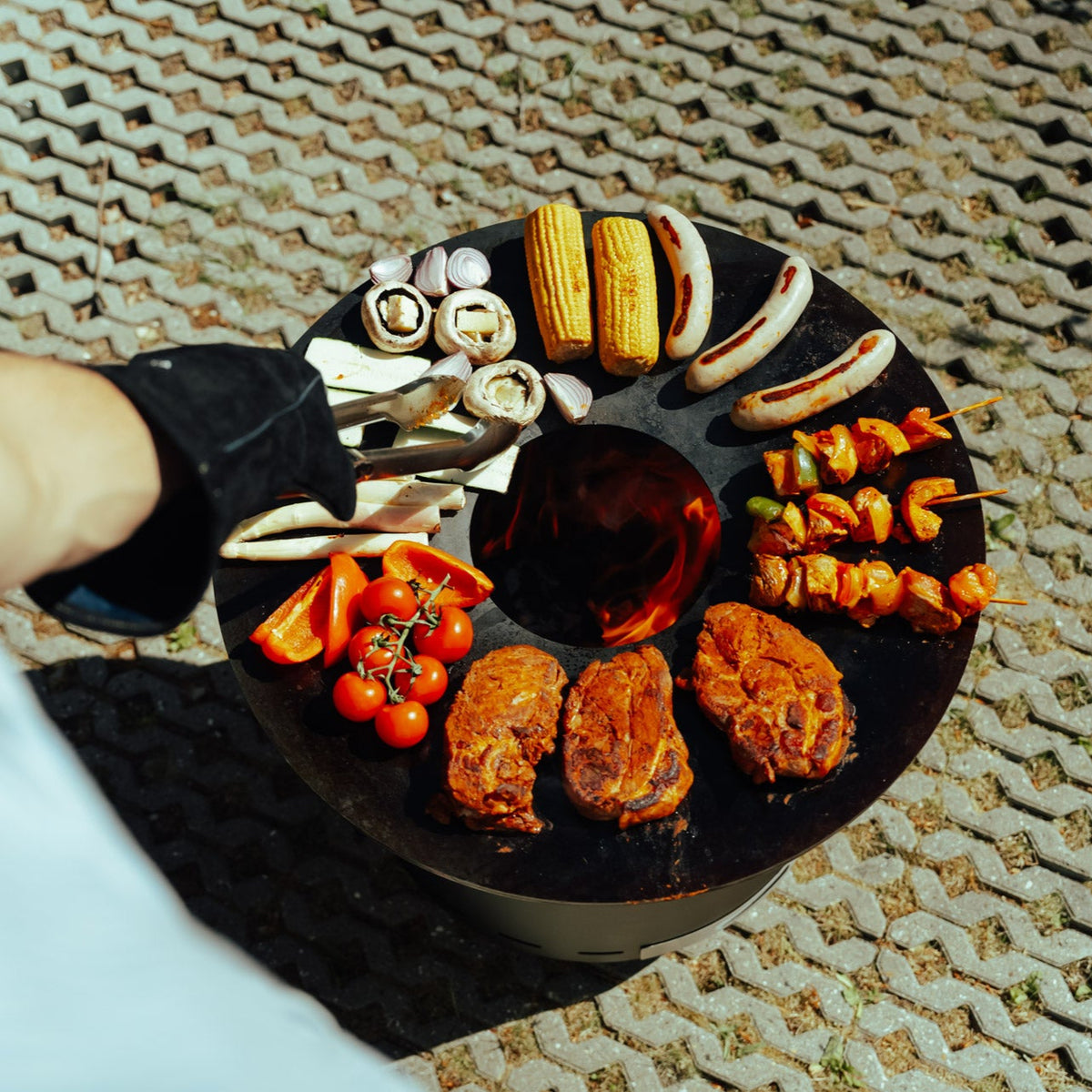 Eldgrill, plancha-tillsats Skara