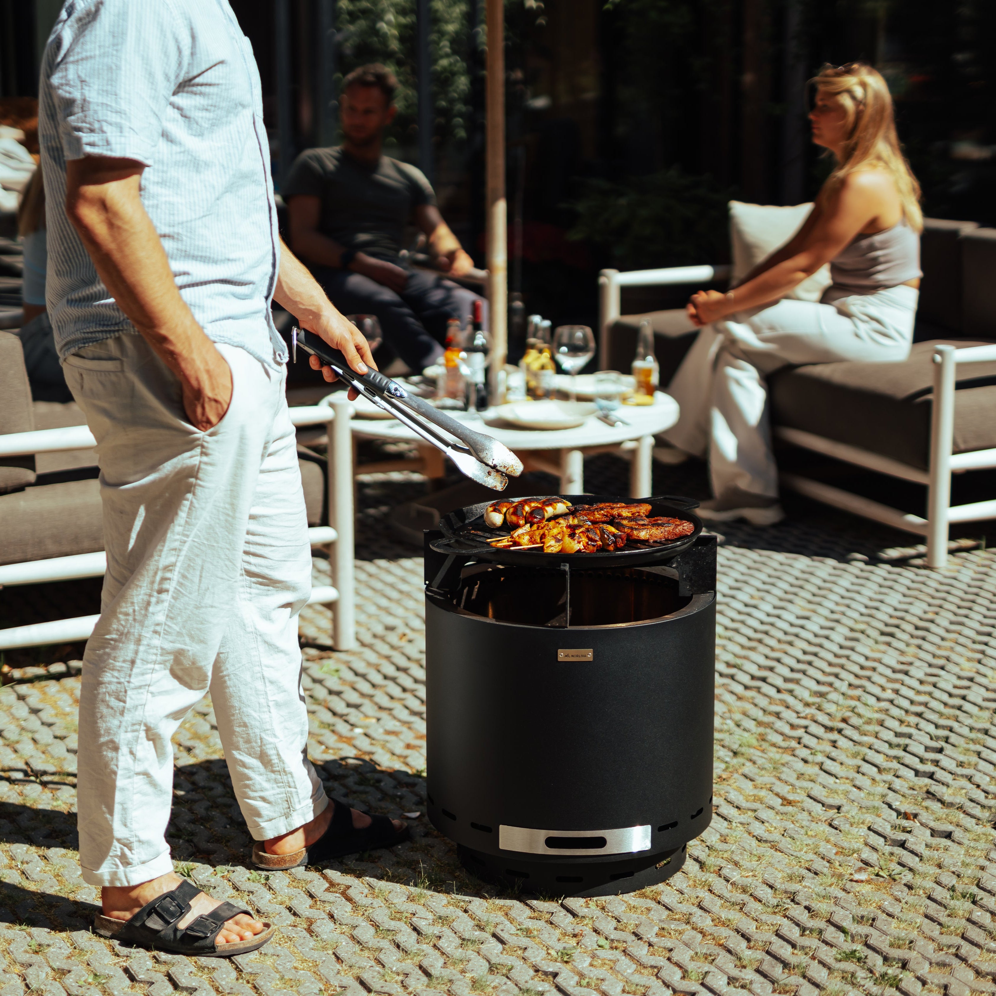 Grillgaller i gjutjärn Skara