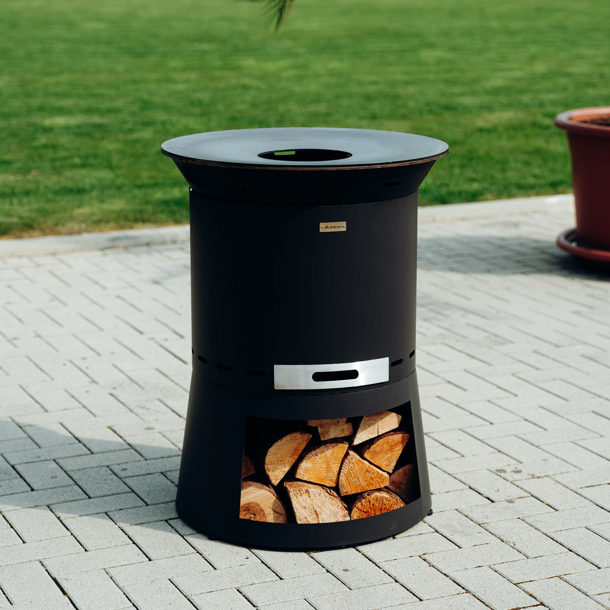 Eldgrill, plancha-tillsats Skara