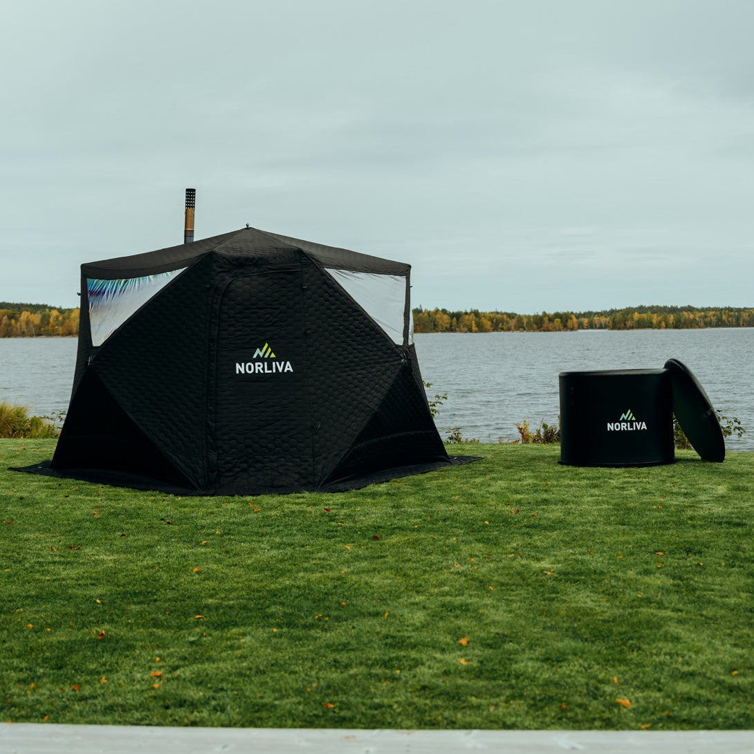 Uppblåsbar isbalja