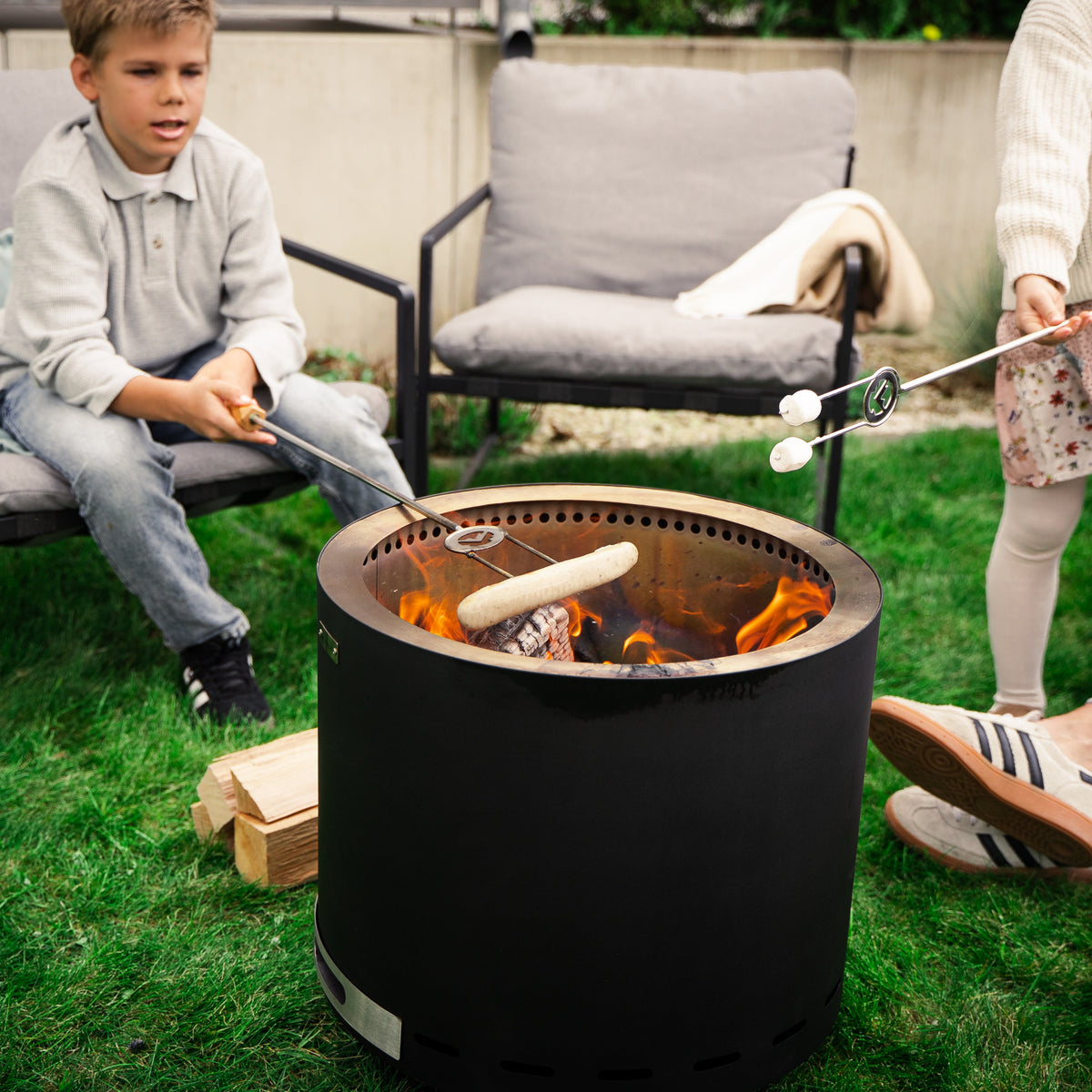 Långa grillspett, 4 stycken