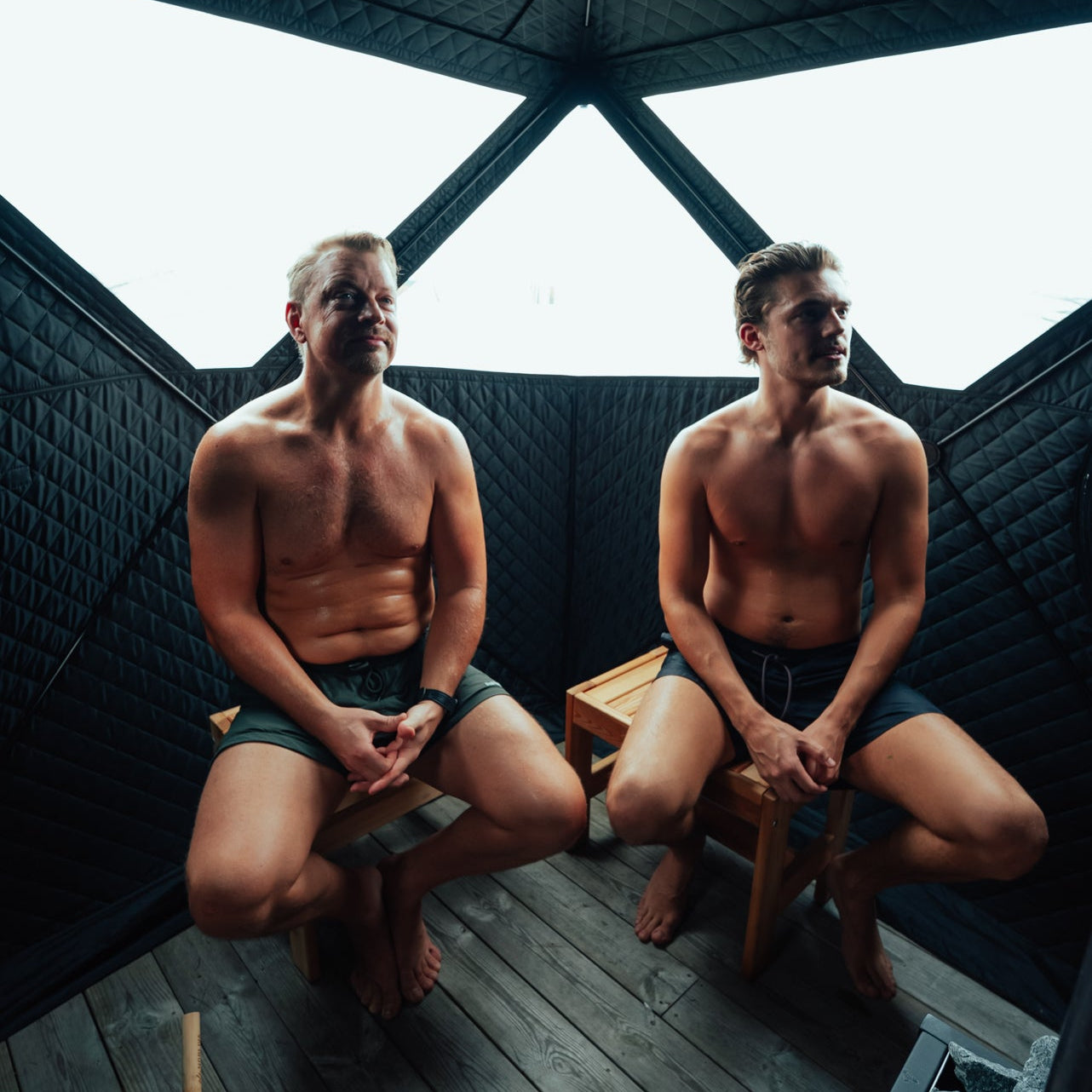 Mobilt bastutält Isen 1.0 med bastuaggregat – andra chans