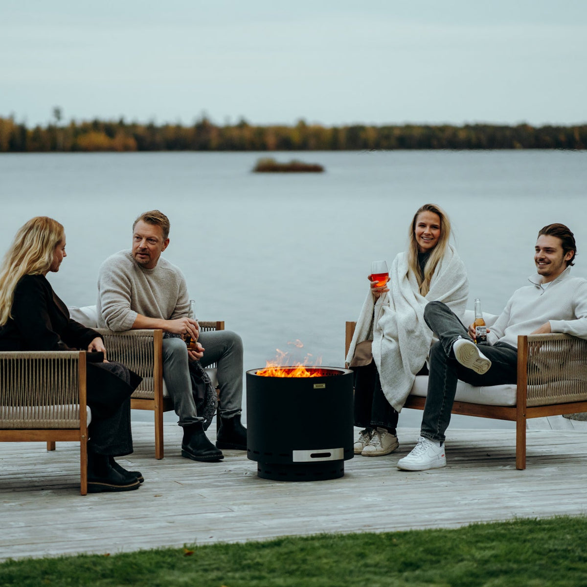 Rökfritt eldfat Skara