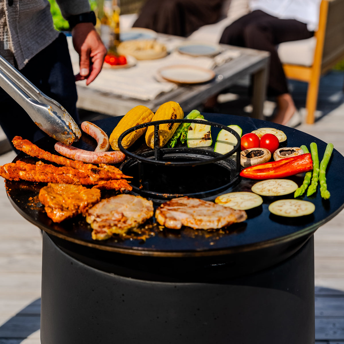 Eldgrill, plancha-tillsats Skara