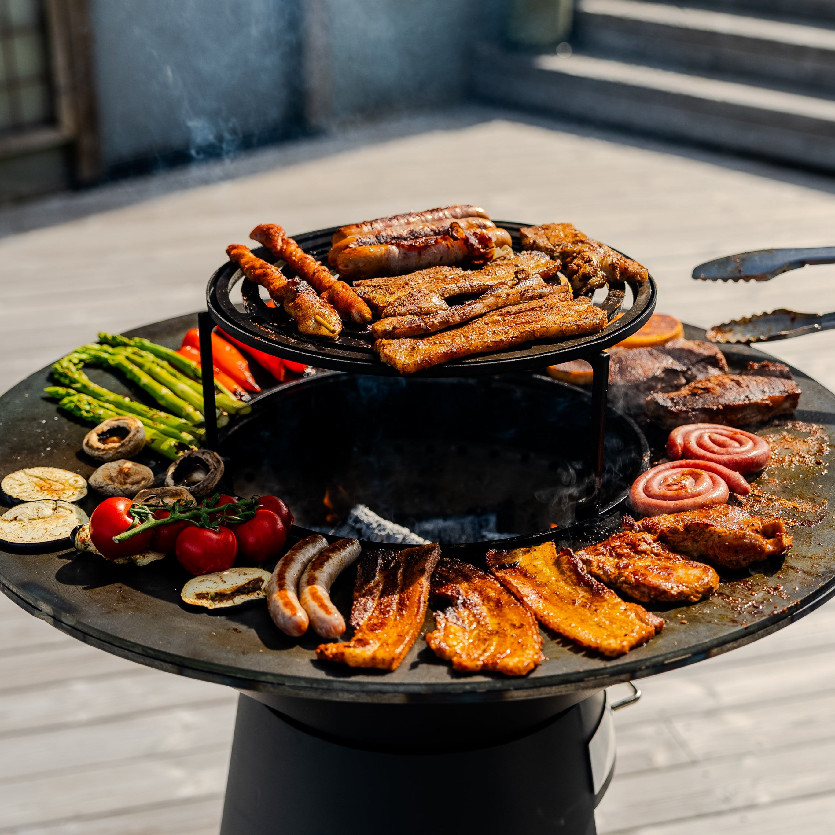 Eldplatsbyggd grill Aska, 80 cm