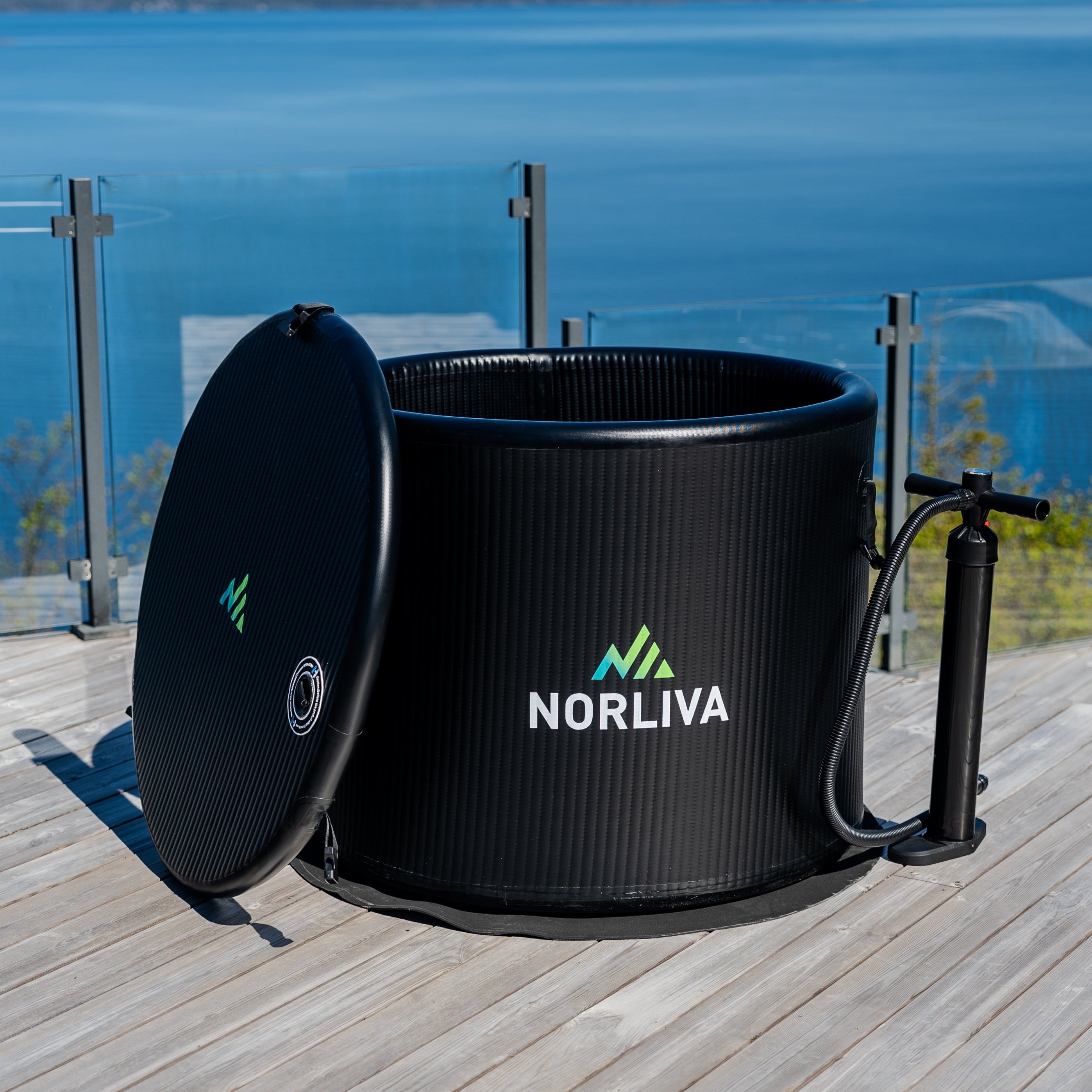 Uppblåsbar isbalja