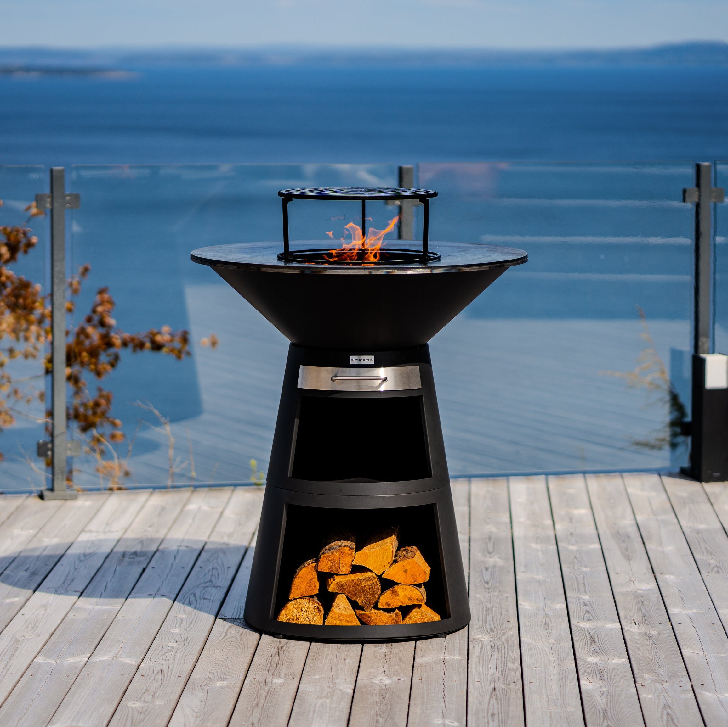 Eldplatsbyggd grill Aska, 80 cm