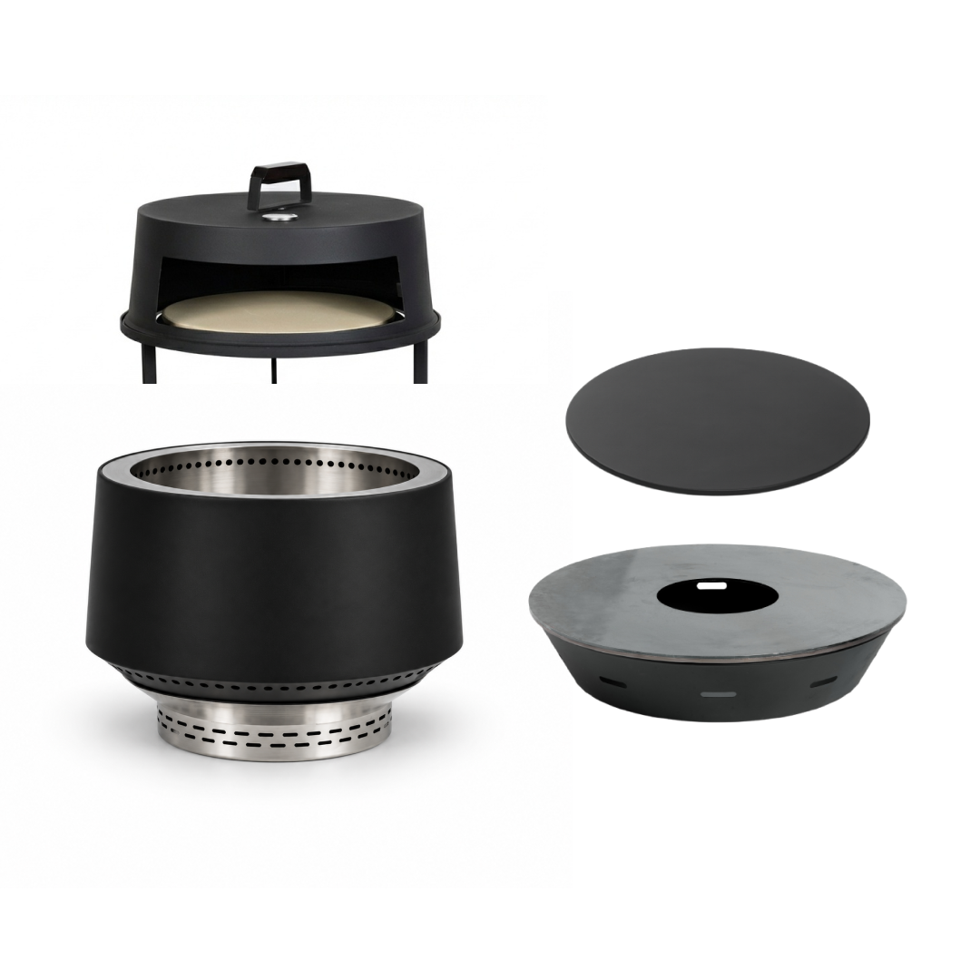Set: Juna + lock + grill med stekplatta + pizzaugnstillsats
