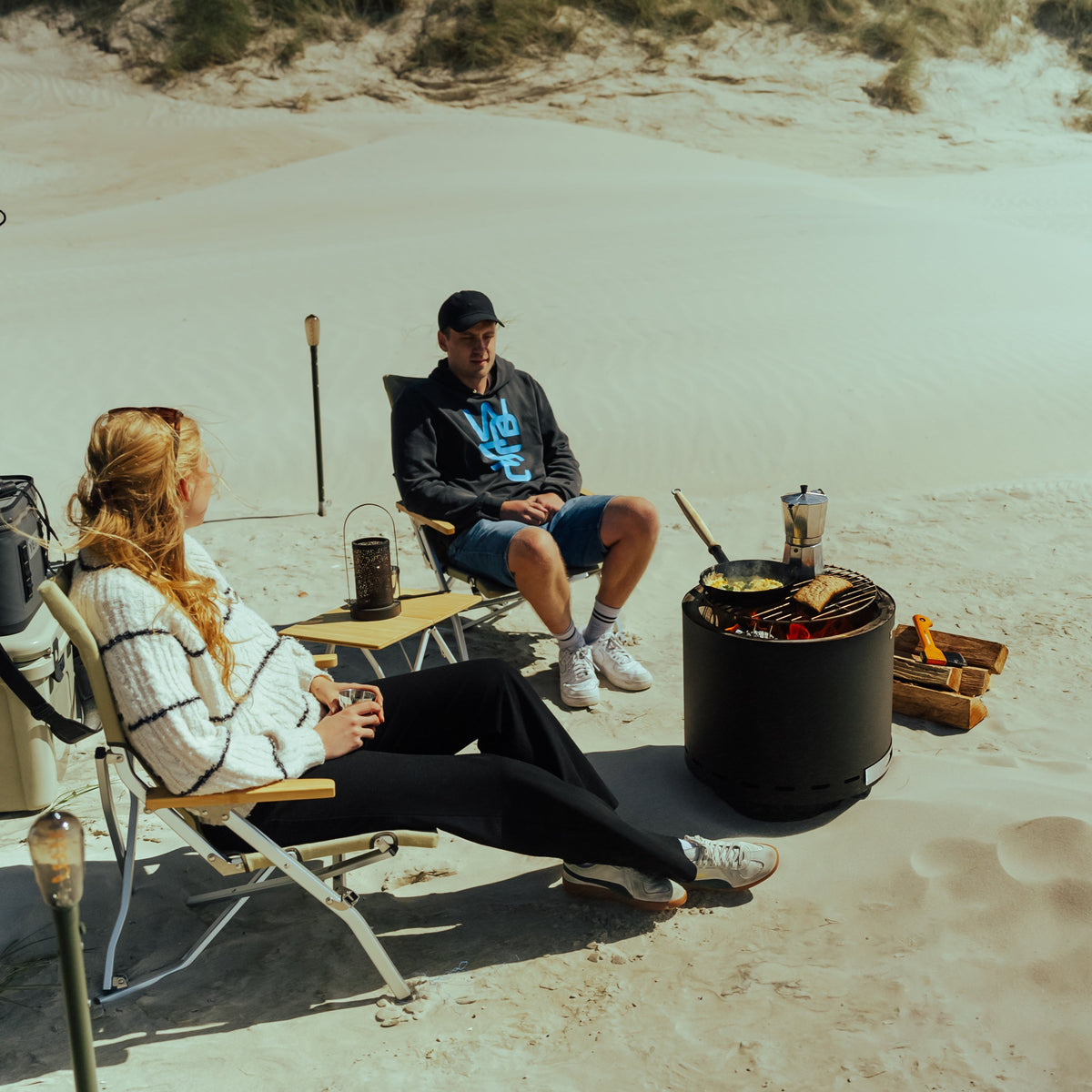 Set: Skara + eldgrill