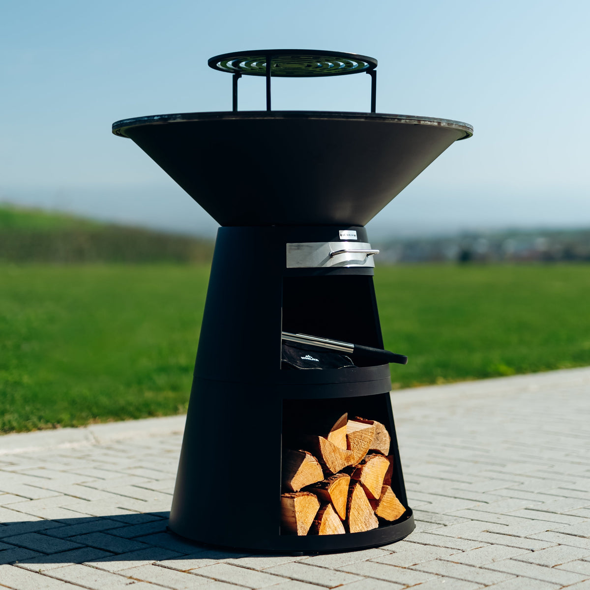 Eldplatsbyggd grill Aska, 80 cm