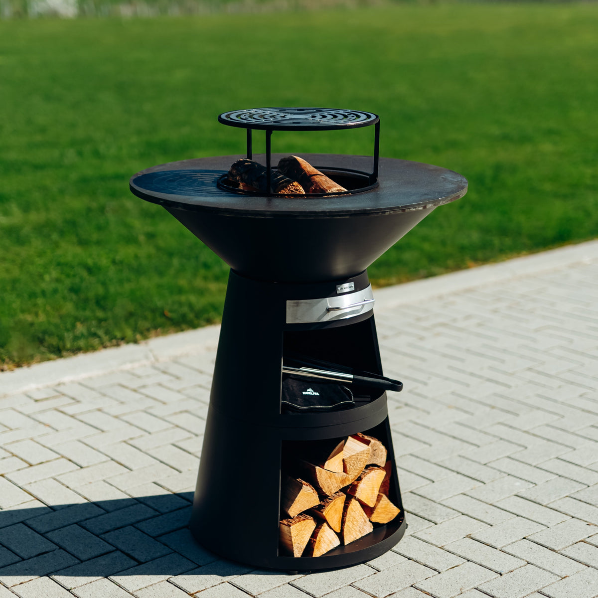 Eldplatsbyggd grill Aska, 80 cm