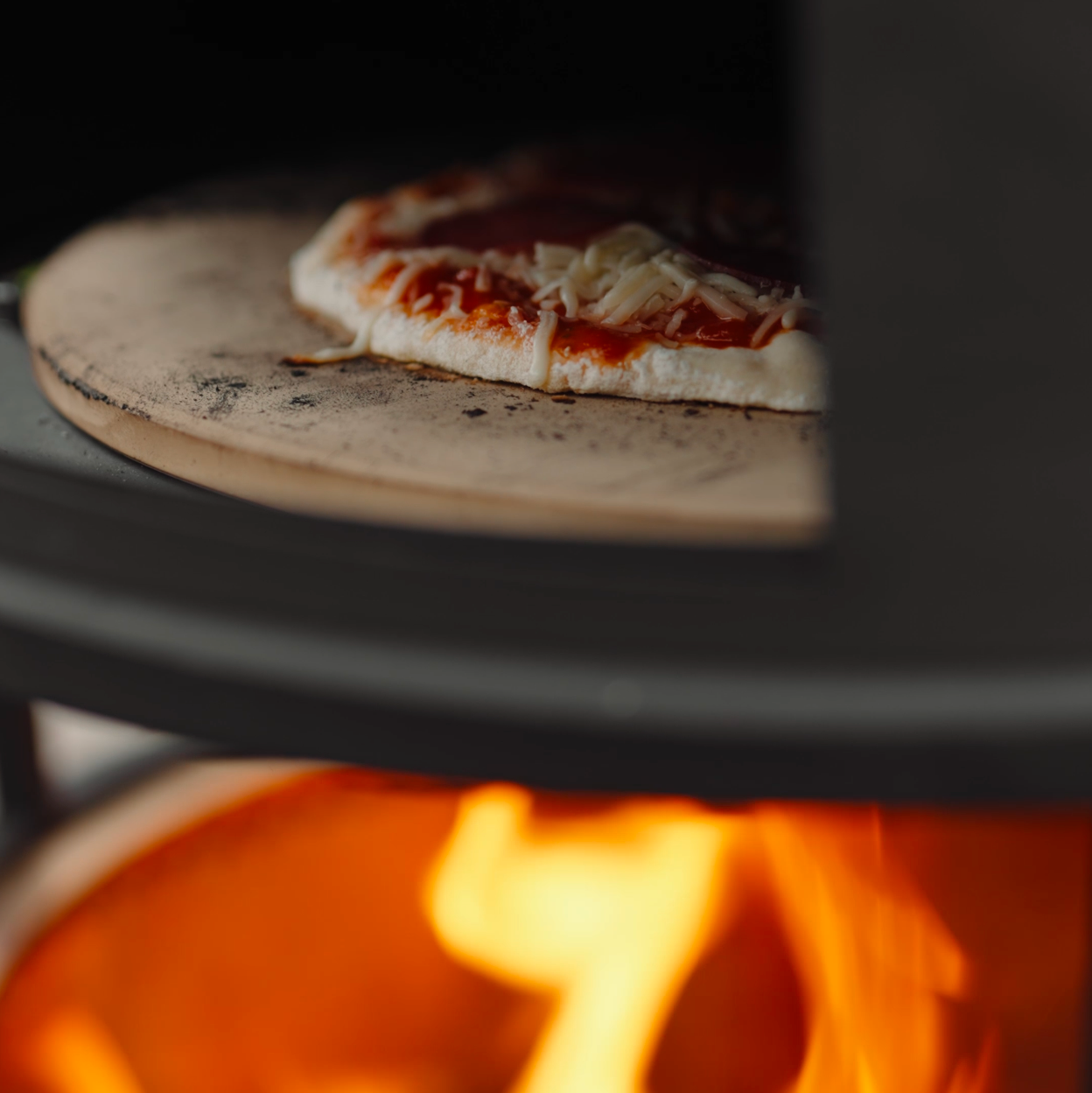 Set: Skara + pizzaugnstillsats