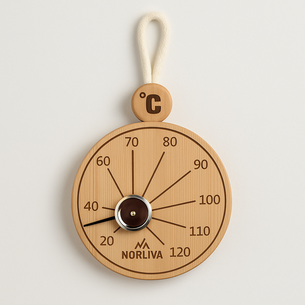 Bastutermometer, upphängningsbar